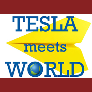 Tesla Meets World logo